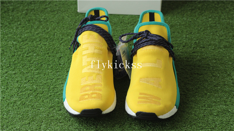 Pharrell x Adidas NMD Human Race Yellow Breathe Walk